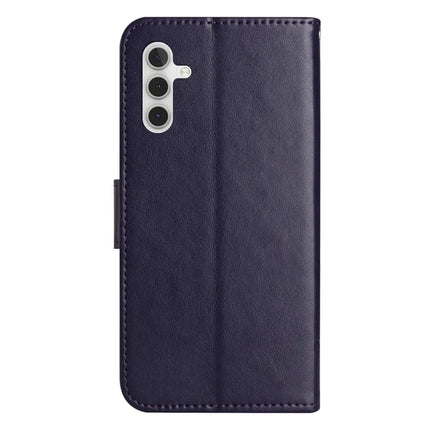 For Samsung Galaxy A36 5G Case Wallet Stand Imprinted Butterfly Flower PU Leather Phone Cover