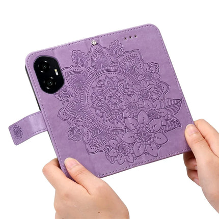 For Honor 300 Case PU Leather Wallet Floral Phone Cover Stand View