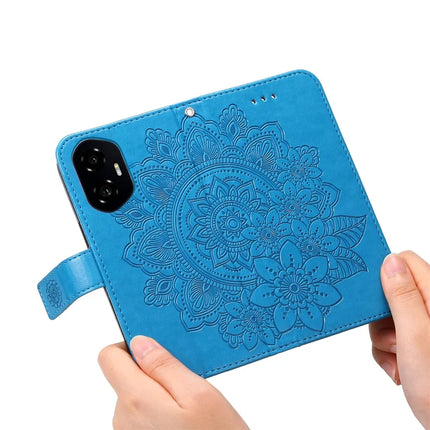 For Honor 300 Case PU Leather Wallet Floral Phone Cover Stand View