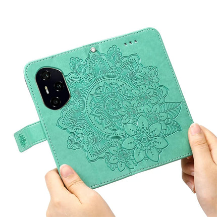 For Honor 300 Pro / 300 Ultra Case PU Leather Wallet Floral Phone Cover Stand View