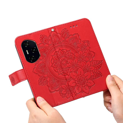For Honor 300 Pro / 300 Ultra Case PU Leather Wallet Floral Phone Cover Stand View