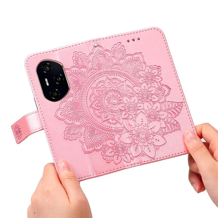For Honor 300 Pro / 300 Ultra Case PU Leather Wallet Floral Phone Cover Stand View