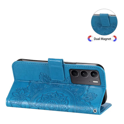 For Realme C75  /  14x 5G Case PU Leather Wallet Floral Phone Cover Stand View