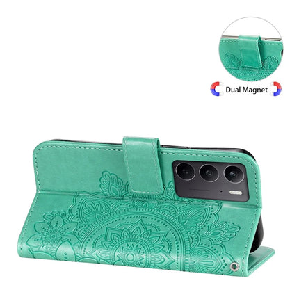 For Realme C75  /  14x 5G Case PU Leather Wallet Floral Phone Cover Stand View