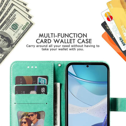 For Realme C75  /  14x 5G Case PU Leather Wallet Floral Phone Cover Stand View