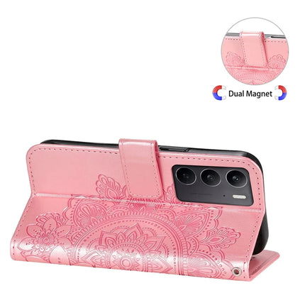 For Realme C75  /  14x 5G Case PU Leather Wallet Floral Phone Cover Stand View