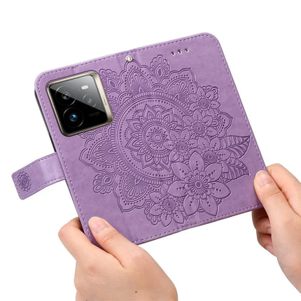 For Realme GT 7 Pro 5G Case PU Leather Wallet Floral Phone Cover Stand View