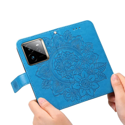 For Realme GT 7 Pro 5G Case PU Leather Wallet Floral Phone Cover Stand View