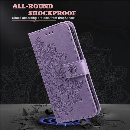 For Oppo Reno13 Pro 5G Case PU Leather Wallet Floral Phone Cover Stand View