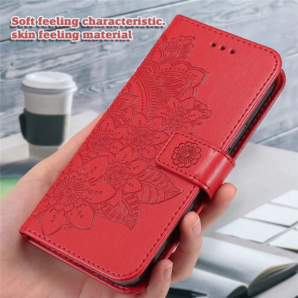 For Oppo Reno13 Pro 5G Case PU Leather Wallet Floral Phone Cover Stand View