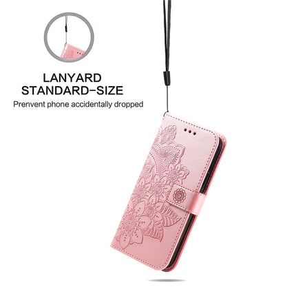 For Oppo Reno13 Pro 5G Case PU Leather Wallet Floral Phone Cover Stand View
