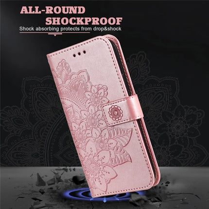For Oppo Reno13 Pro 5G Case PU Leather Wallet Floral Phone Cover Stand View