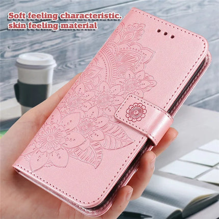 For Oppo Reno13 Pro 5G Case PU Leather Wallet Floral Phone Cover Stand View