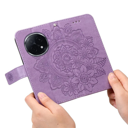 For Oppo A5 Pro 5G Case PU Leather Wallet Floral Phone Cover Stand View