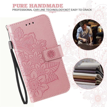 For Motorola Moto G55 5G Case PU Leather Wallet Floral Phone Cover