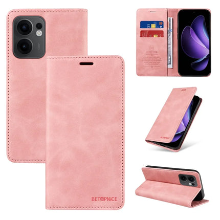 BETOPNICE 003 For Oppo Reno13 F 5G Wallet Case Leather Phone Cover with Stand