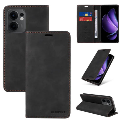 BETOPNICE 003 For Oppo Reno13 F 5G Wallet Case Leather Phone Cover with Stand