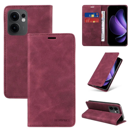 BETOPNICE 003 For Oppo Reno13 F 5G Wallet Case Leather Phone Cover with Stand