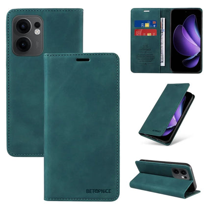 BETOPNICE 003 For Oppo Reno13 F 5G Wallet Case Leather Phone Cover with Stand