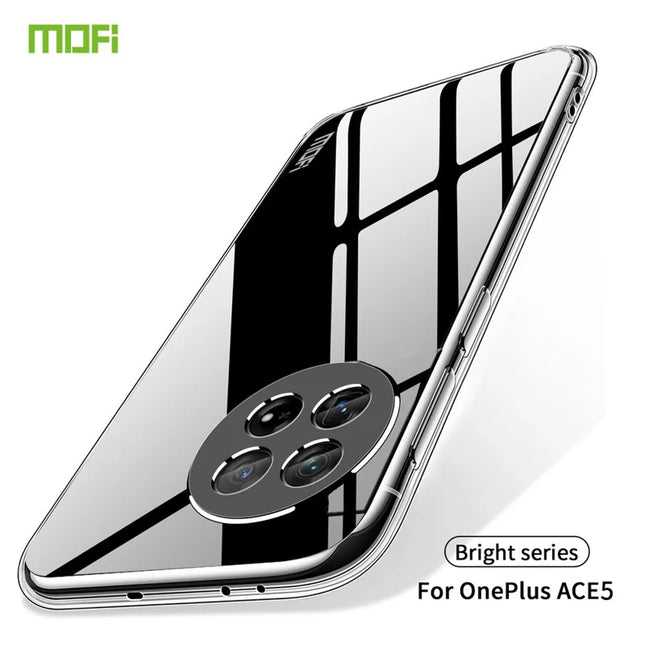 For OnePlus Ace 5 5G Clear Phone Case MOFI Ultra-Thin TPU Phone Back Cover