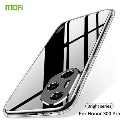 For Honor 300 Pro Clear Phone Case MOFI Ultra-Thin TPU Phone Back Cover