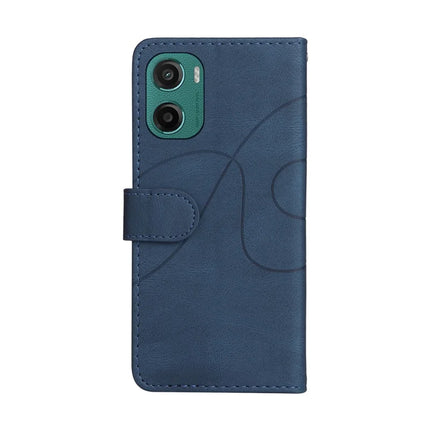 For Motorola Moto G05 4G Leather Case Wallet Stand Color Splicing Phone Cover