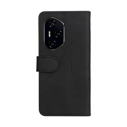 For Honor 300 Pro Leather Case Wallet Stand Color Splicing Phone Cover