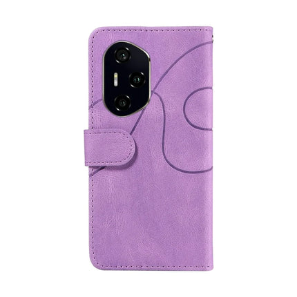 For Honor 300 Pro Leather Case Wallet Stand Color Splicing Phone Cover
