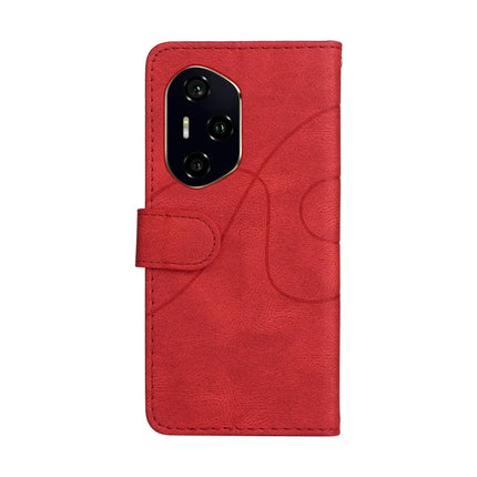 For Honor 300 Pro Leather Case Wallet Stand Color Splicing Phone Cover