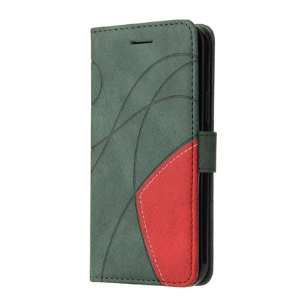 For Honor 300 Pro Leather Case Wallet Stand Color Splicing Phone Cover
