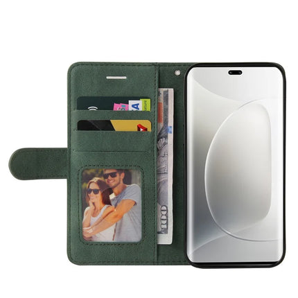For Honor 300 Pro Leather Case Wallet Stand Color Splicing Phone Cover