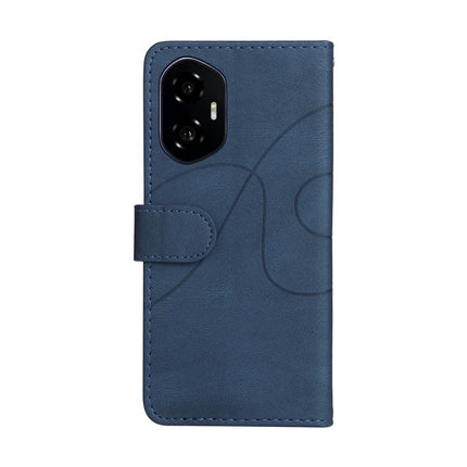 For Honor 300 Leather Case Wallet Stand Color Splicing Phone Cover
