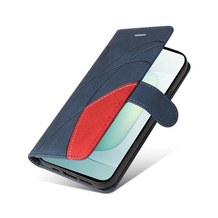 For Honor 300 Leather Case Wallet Stand Color Splicing Phone Cover