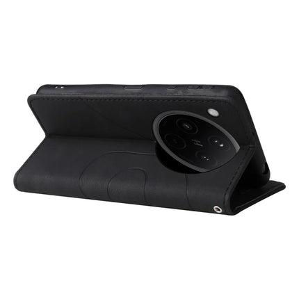 For Oppo Find X8 5G Leather Case Wallet Stand Color Splicing Phone Cover
