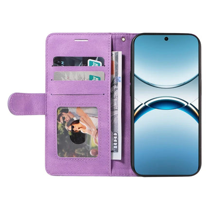 For Oppo Find X8 5G Leather Case Wallet Stand Color Splicing Phone Cover