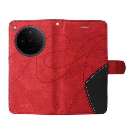 For Oppo Find X8 5G Leather Case Wallet Stand Color Splicing Phone Cover