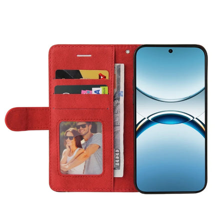 For Oppo Find X8 5G Leather Case Wallet Stand Color Splicing Phone Cover
