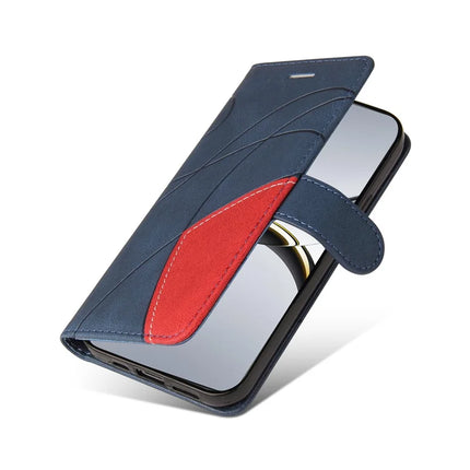 For Oppo Find X8 Pro 5G Leather Case Wallet Stand Color Splicing Phone Cover