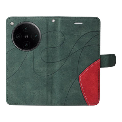 For Oppo Find X8 Pro 5G Leather Case Wallet Stand Color Splicing Phone Cover