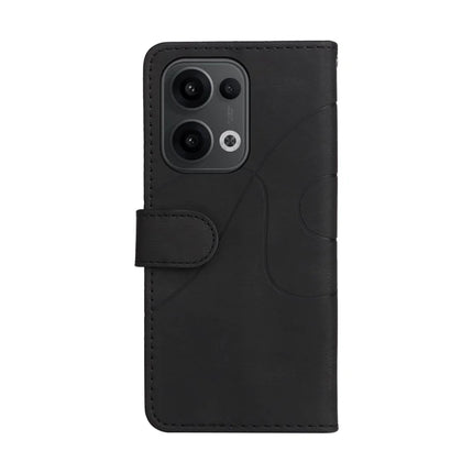 For Oppo Reno13 5G (Global) Leather Case Wallet Stand Color Splicing Phone Cover