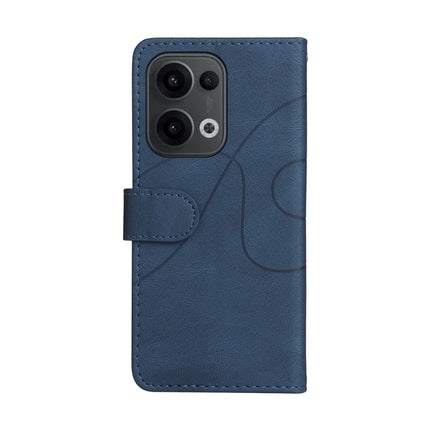For Oppo Reno13 5G (Global) Leather Case Wallet Stand Color Splicing Phone Cover