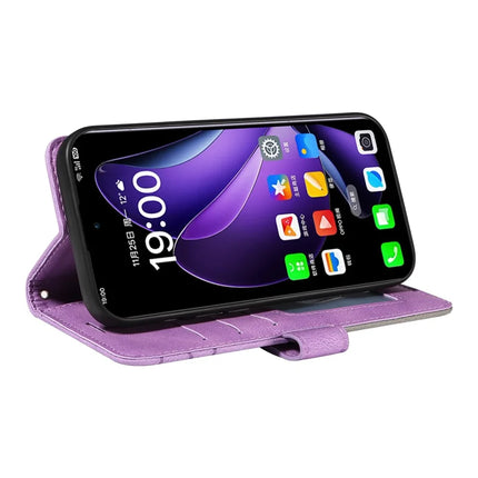 For Oppo Reno13 5G (Global) Leather Case Wallet Stand Color Splicing Phone Cover