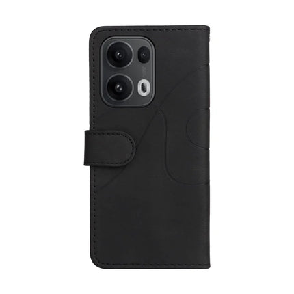 For Oppo Reno13 Pro 5G Leather Case Wallet Stand Color Splicing Phone Cover