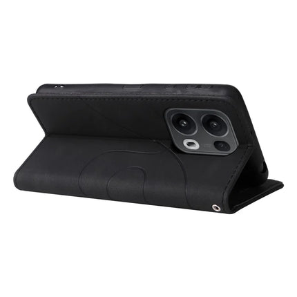 For Oppo Reno13 Pro 5G Leather Case Wallet Stand Color Splicing Phone Cover