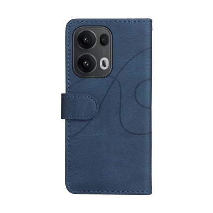 For Oppo Reno13 Pro 5G Leather Case Wallet Stand Color Splicing Phone Cover