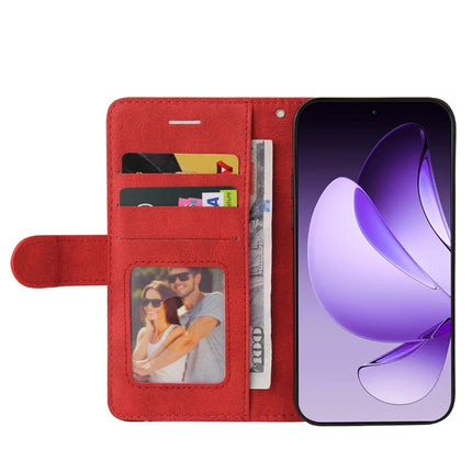 For Oppo Reno13 Pro 5G Leather Case Wallet Stand Color Splicing Phone Cover