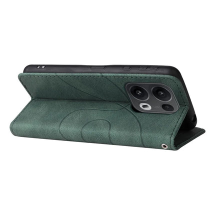 For Oppo Reno13 Pro 5G Leather Case Wallet Stand Color Splicing Phone Cover