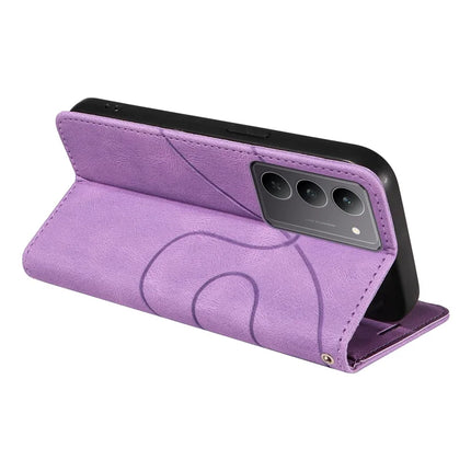 For Realme C75 Leather Case Wallet Stand Color Splicing Phone Cover