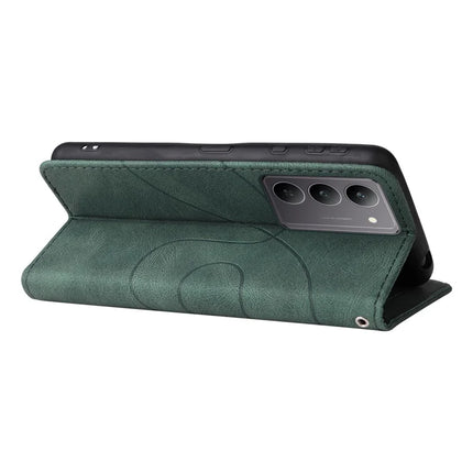 For Realme C75 Leather Case Wallet Stand Color Splicing Phone Cover