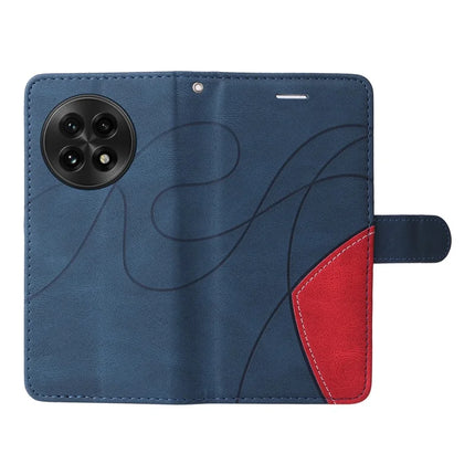 For OnePlus 13 Leather Case Wallet Stand Color Splicing Phone Cover